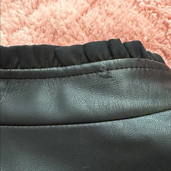 Chico's Elegant Black Military Leather Jacket Trendy - Picture 10 of 12